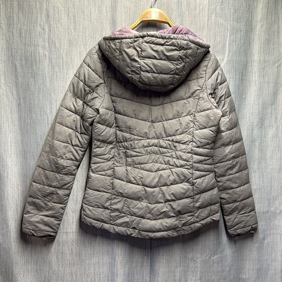 🚩 Mountain Warehouse Gray Women's puffer Jacket size 4 - Picture 6 of 10